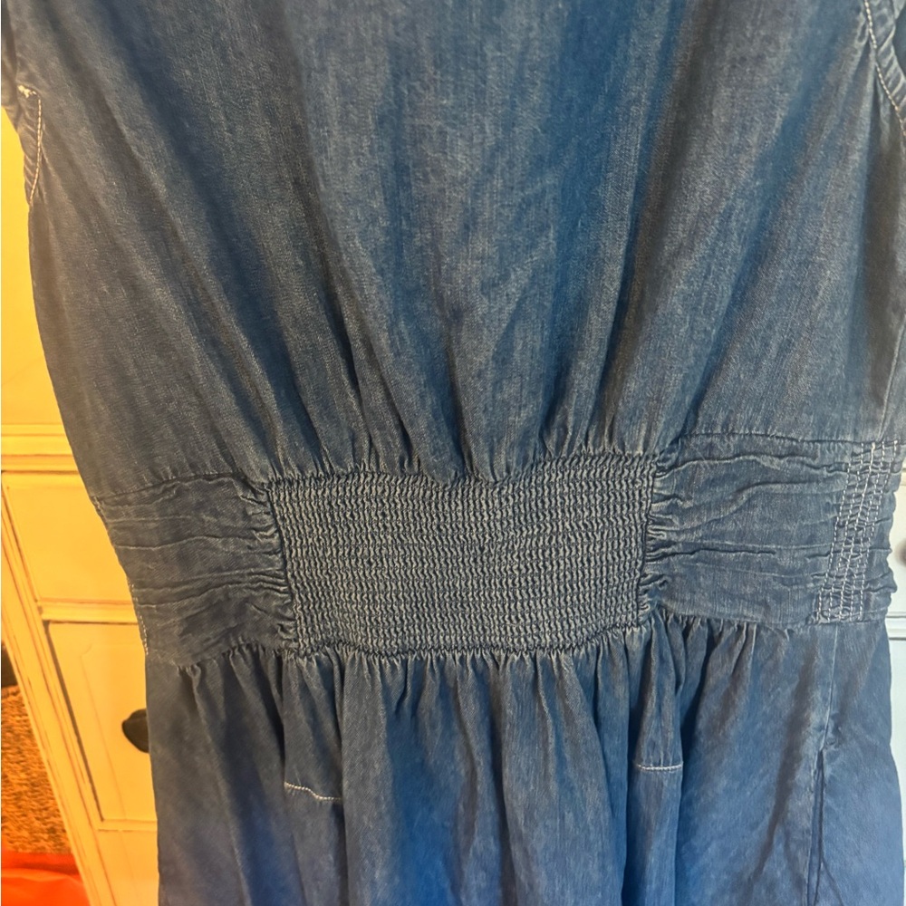 NWT Free People Blue Denim Dress - Picture 7 of 7